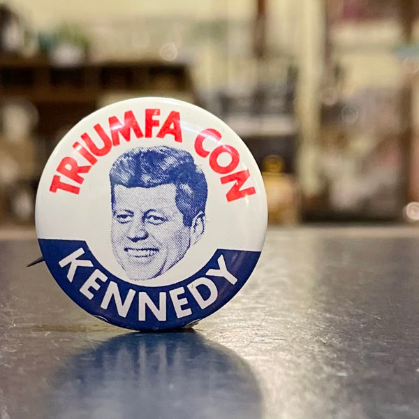 JFK for President Campaign Can Badge