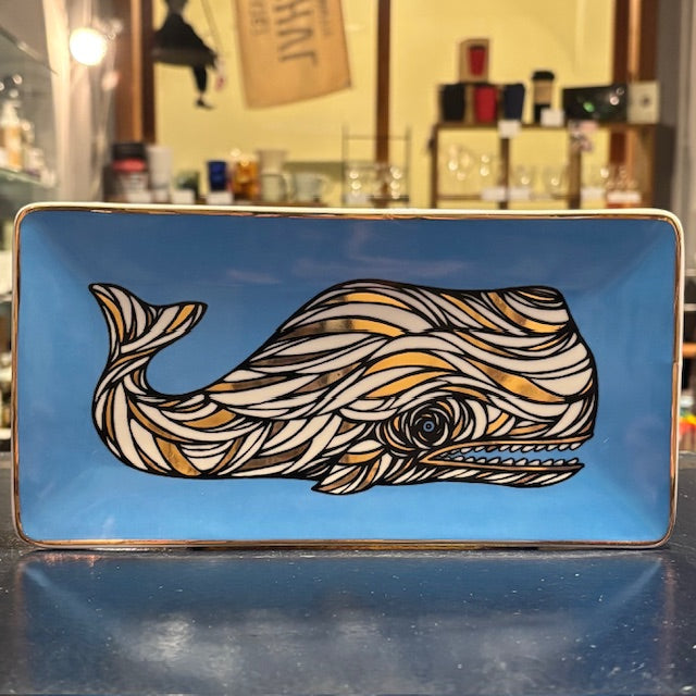 PATCH NYC Whale Porcelain Tray