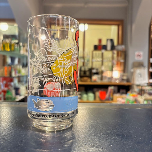 McDonald® Action Series Glass Tumbler "Ronald McDonald 1977"