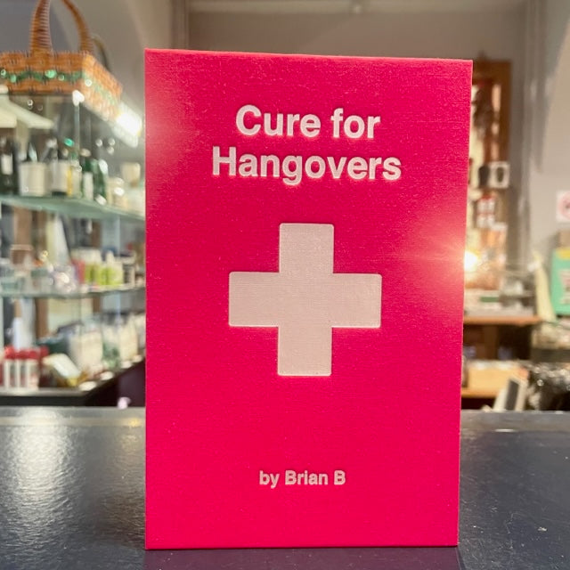 Cure for Hangover "Hair of the Dog" Book Flask