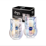 Dragon® Glassware ”ASTRONAUT Double Wall Glasses” Set of 2