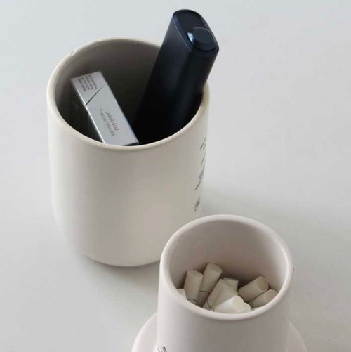 ANAheim Porcelain Ash-Pot ”White”