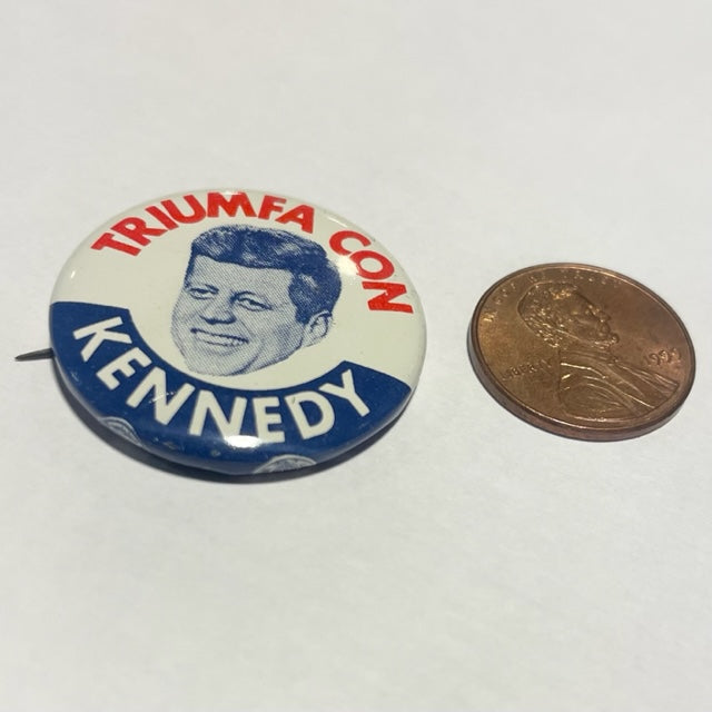JFK for President Campaign Can Badge