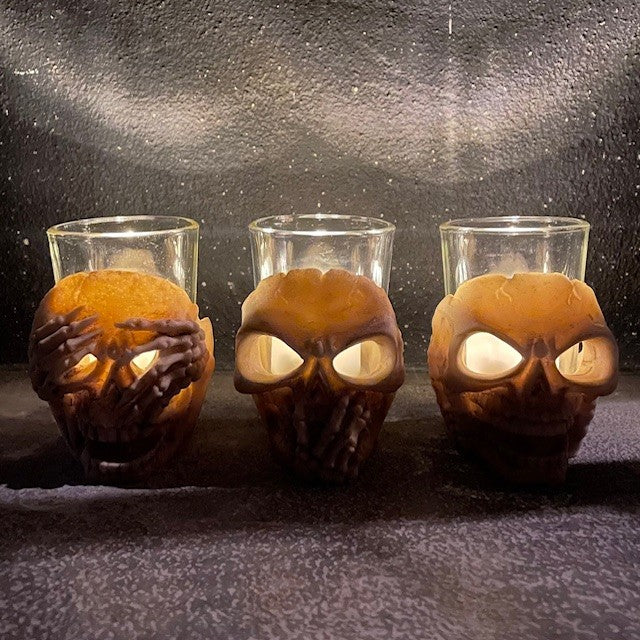 Skull Votive Candle Holder