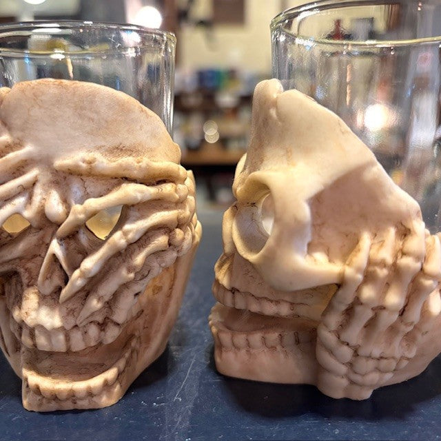 Skull Votive Candle Holder