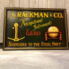 Vintage Wooden Signboard  "J.RACKMAN&CO."
