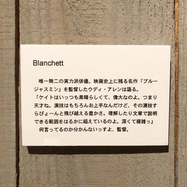 Blanchett 〈junjiro artworks〉