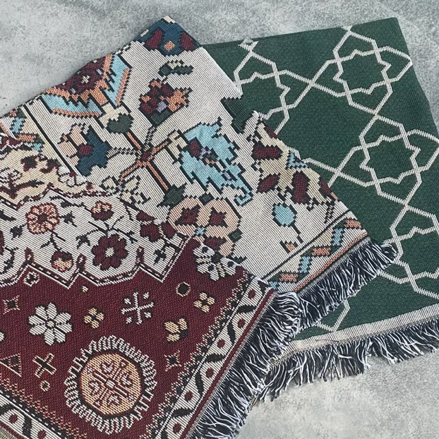 Tapestry Throw Floor Mat
