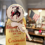 Rodeo Centennial and Fiesta Souvenir Badge