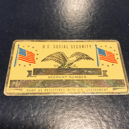 U.S. Social Security Card