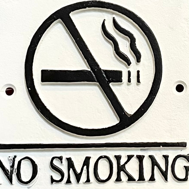 Iron Sign "No Smoking"