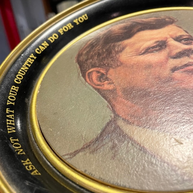 Fabcraft Frenchtown Tin Plate ”President John Fitzgerald Kennedy”