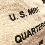 U.S. MINT Official Bank Bag "QUARTERS $25"