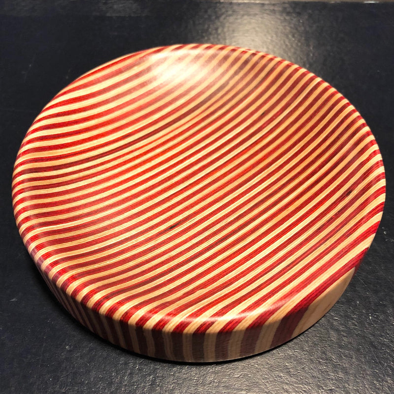 Wood Stripe Tray