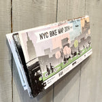 NYC Bike Map Printed Art