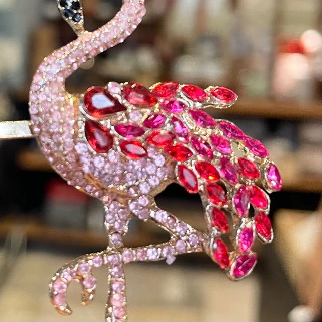 L.Erickson Stone Bobby Pin "Flamingo"