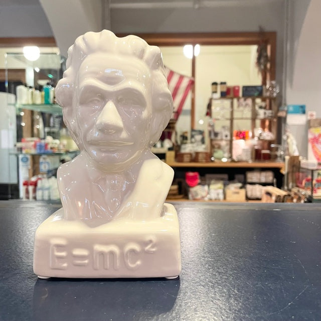 アインシュタイン 胸像 貯金箱　E=mc2 アインシュタイン 胸像 貯金箱 E=mc2