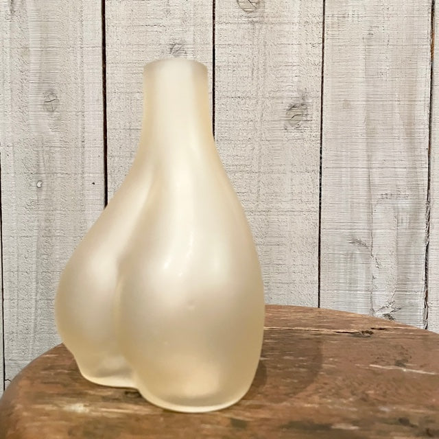 Glass Flower Vase Buttocks