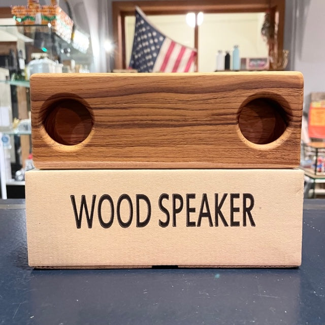 Teak Wood Smartphone Speaker