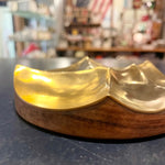 Wood x Brass Wave Tray