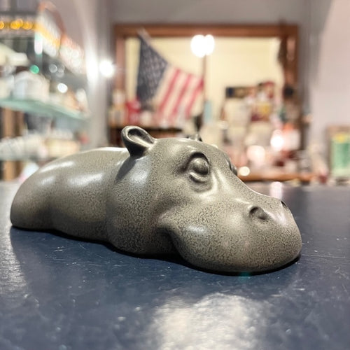 Ceramic Paperweight "HIPPO"